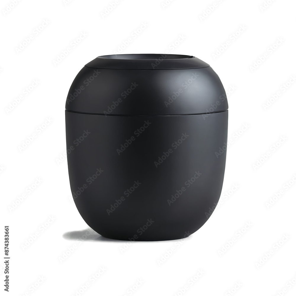 Aufkleber the body of this object is made of black plastic and has a sy and compact design..