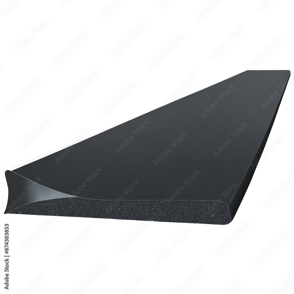 Poster a flat black material often used to pave roads and driveways..