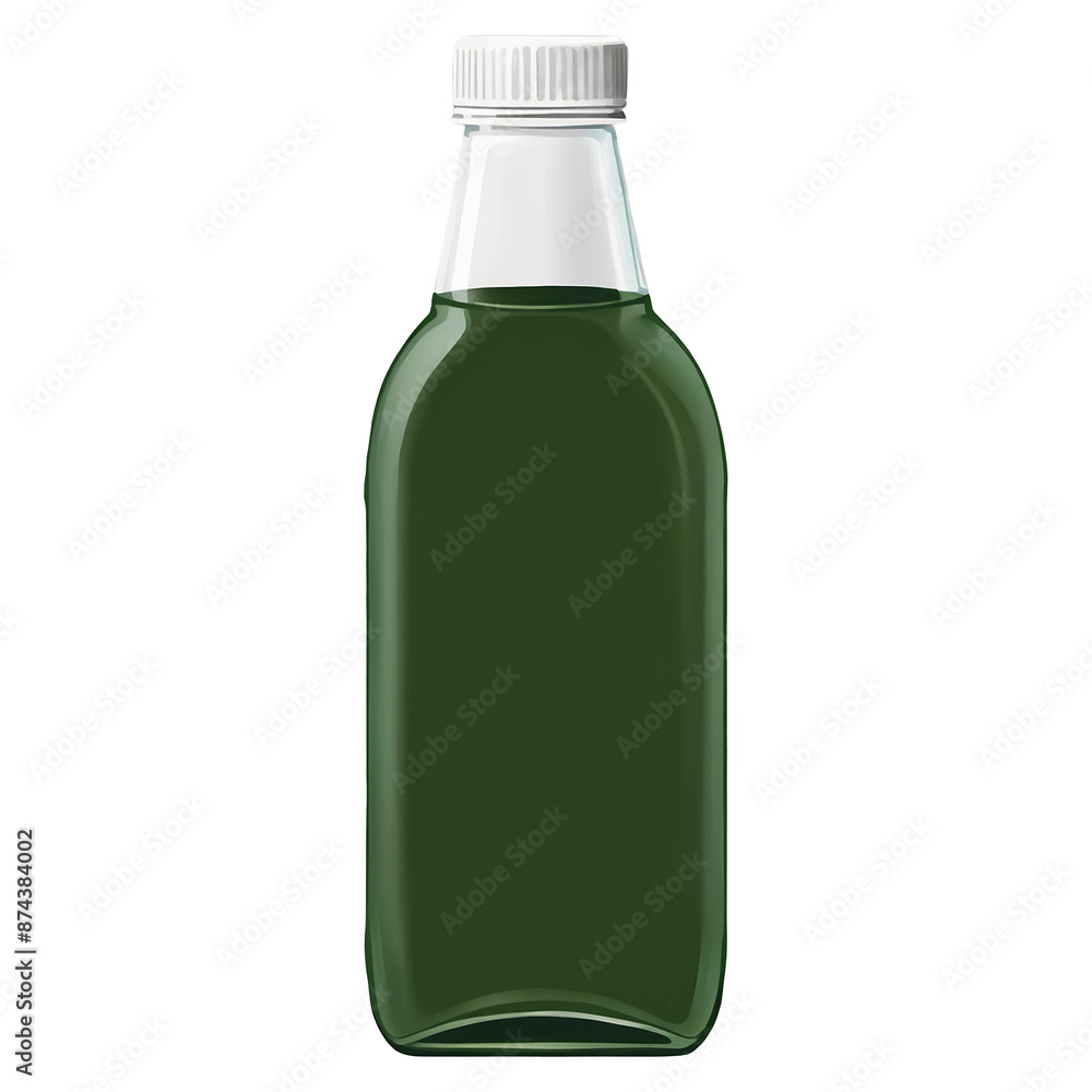 Poster A small bottle filled with a slick greasy substance designed for use in machine shops..
