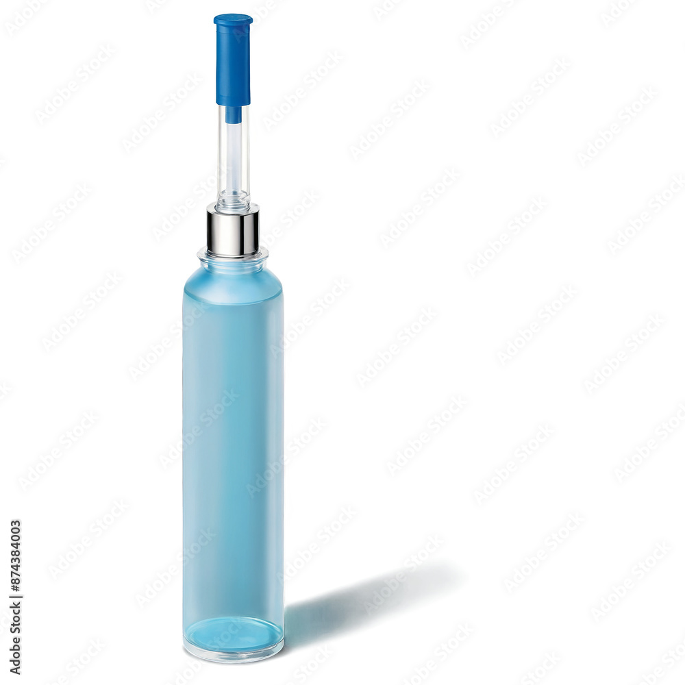 Poster A specialized fluid that keeps ting tools cool and prevents them from getting dull packaged in a compact cylindrical bottle..