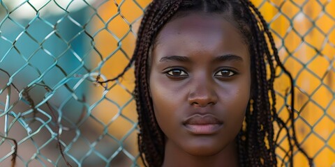 Challenges Faced by African American Refugees Seeking Asylum in Europe due to Illegal Migration. Concept Racial discrimination, Language barriers, Cultural integration, Legal difficulties