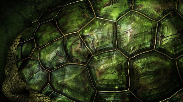 Turtle shell texture background.