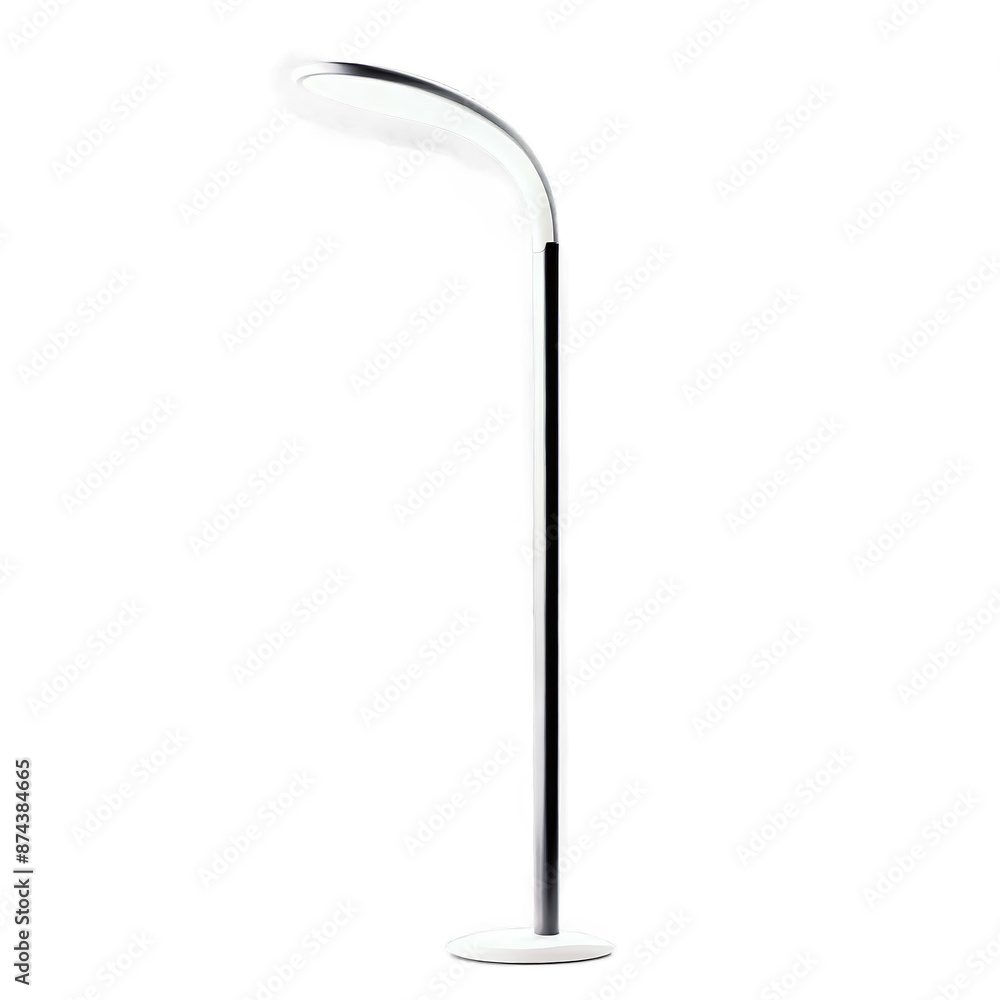 Poster A small device with a curved handle and a long thin rod that emits a powerful and invisible light..
