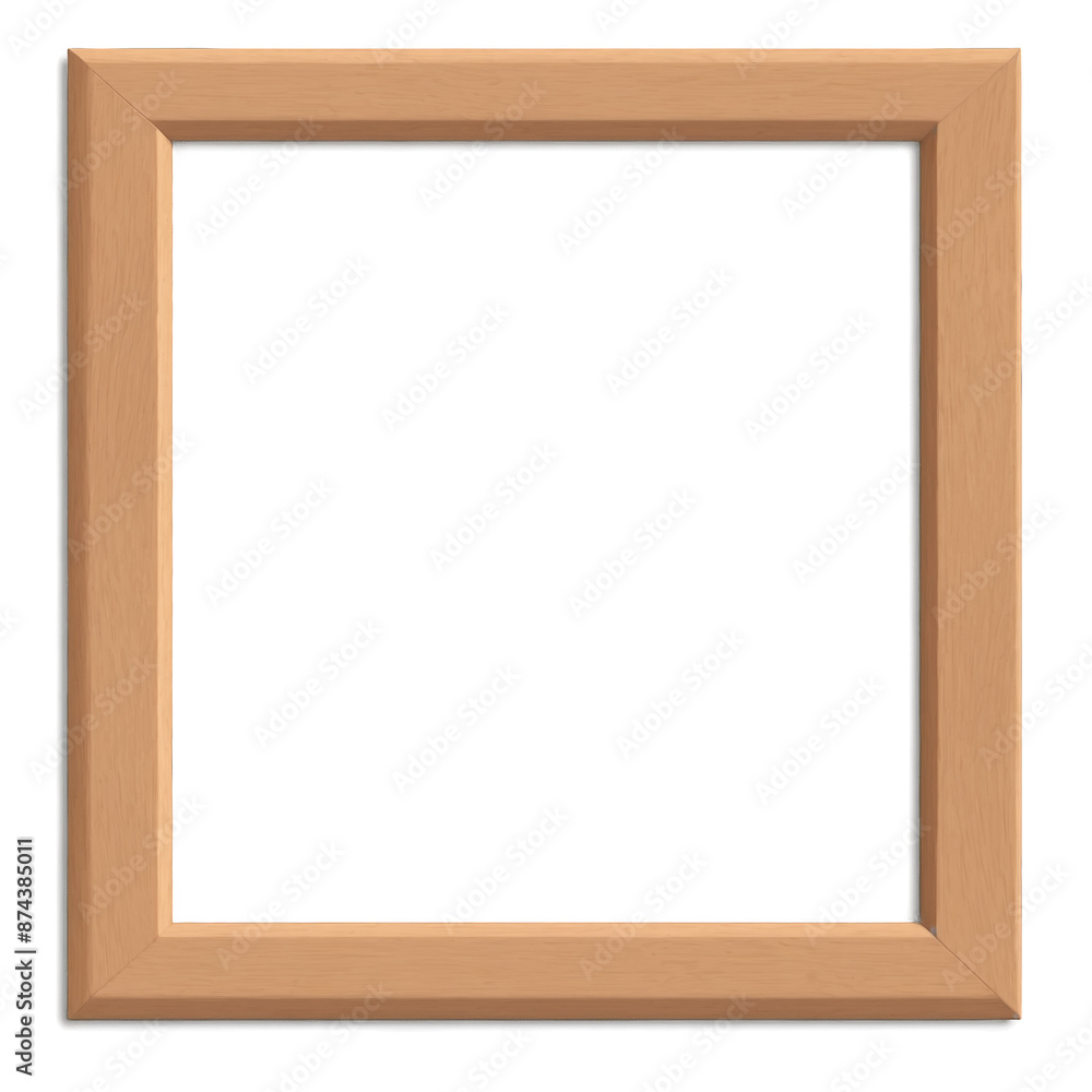 Poster a wooden frame surrounding a smooth brown surface designated for posting announcements and news..