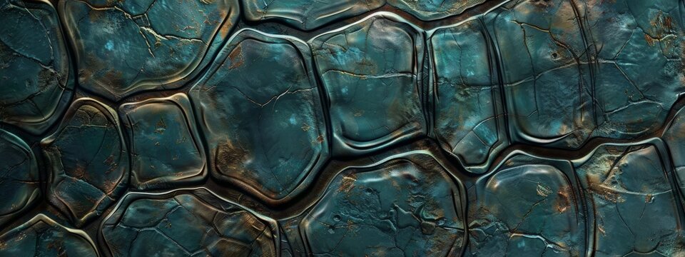 Turtle shell texture background.
