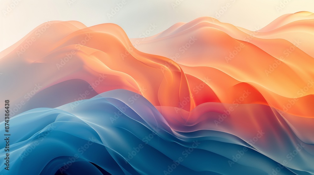 Poster vibrant gradient background for modern designs generative ai