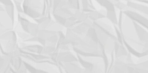 	
White wrinkly backdrop paper background. panorama craft wrinkly paper texture background, crumpled pattern texture. paper crumpled texture. white fabric crushed textured crumpled.