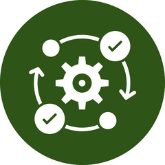 Reverse Engineering Glyph Green Circle Icon