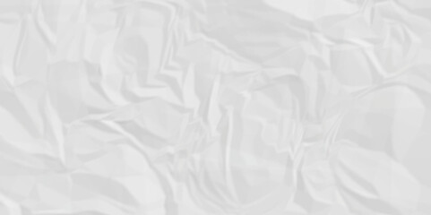 Crumpled satin white rough old paper wrinkled parchment. aged dirty wrap crack card poster or banner background.