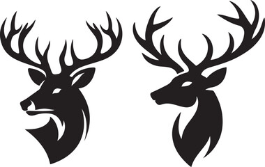 Silhouette of a deer