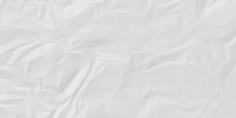 White fabric crushed textured crumpled. panorama craft wrinkly paper texture background, crumpled pattern texture.