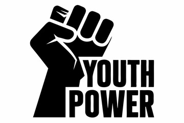 Youth Power t-shirt design vector illustration 