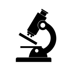 Microscope icon over white background. Vector illusration design.