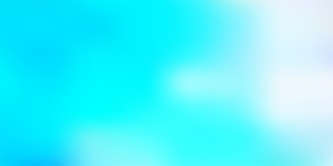 Light blue vector blur template.
