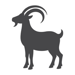  Goat Silhouette Vector Illustration 