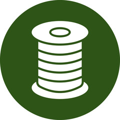 Filament Glyph Green Circle Icon