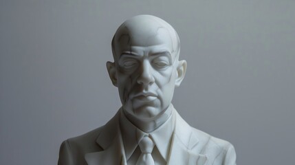 Marble sculpture honoring influential Hungarian-American scientist