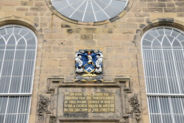 Obraz premium Façade de Canongate church à Edimbourg. Ecosse
