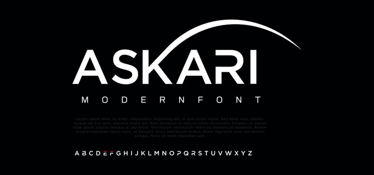 Askari Elegant Font Uppercase Lowercase and Number. Classic Lettering Minimal Fashion Designs. Typography modern serif fonts regular decorative vintage concept. vector illustration