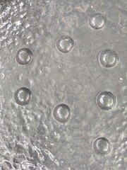 The steel floor of the shelf has a rusty orange color. Steel walkways,steel floor on truck, Background Pattern, Horizontal Texture of Black Diamond Metal Plate with Copy Space for Text Decorated.