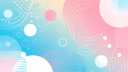 Obraz premium Abstract patten background with paste colours including blue yellow and pink