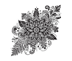 Mehndi lace vector design,awesome Mehndi lace svg,high resolution printable Mehndi lace artwork