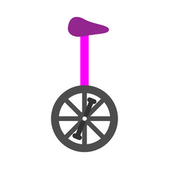 Unicycle Vector Flat Icon Design © Muhammad Rizwan