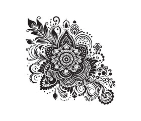 Mehndi lace vector design,awesome Mehndi lace svg,high resolution printable Mehndi lace artwork