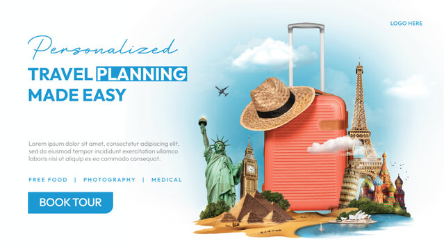 Design Travel Ads That Pop Vacation Banners and Travel Website Ideas
