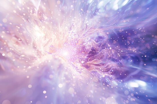 hydrogen particles imploding and bursting with enormous force