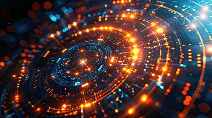 Abstract representation of digital innovation