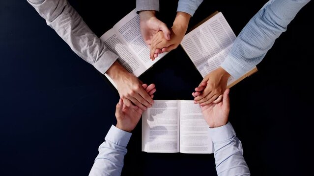 Christian Preacher Leads Bible Study With Friends, Spreading Faith
