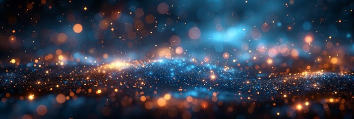 Fototapeta premium Celebrate the Magic of the Season with this Sparkling Background Generative AI