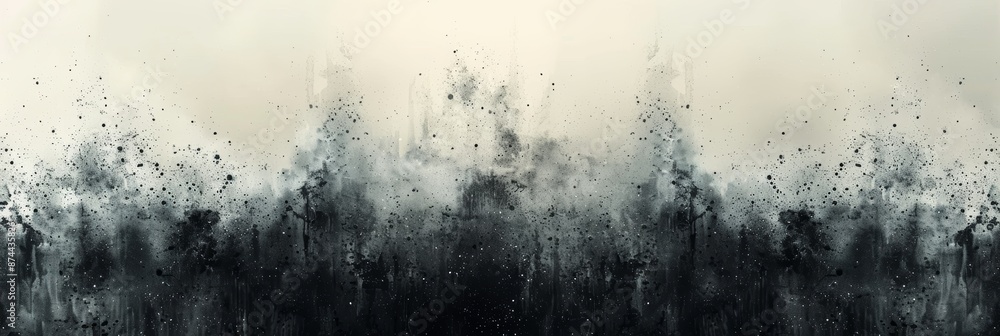 Aufkleber retro distressed background for music or art projects generative ai