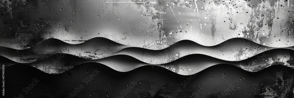 Aufkleber retro grunge texture for creative projects generative ai