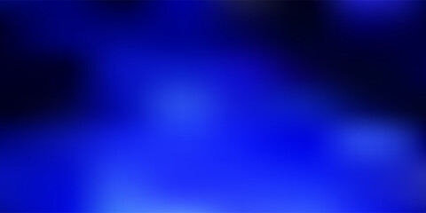 Dark blue vector abstract blur backdrop.