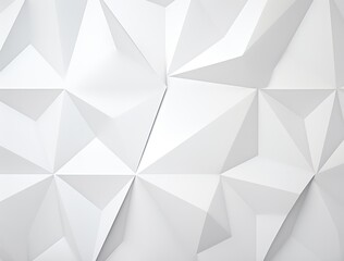 White polygonal abstract background. 3d rendering, 3d illustration.