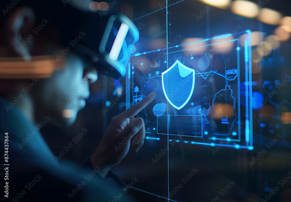 Poster vpn virtual private network concept. internet security, encrypted connection for anonymous internet 