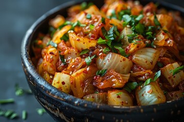 Kimchi cabbage, korean cabbage, napa cabbage, fresh chinese cabbage, spicy Kimchi cabbage, traditional Korean kimchi, korean fermented dish, kimchi bowl, traditional korean kimchi fermented cabbage