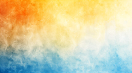 Obraz premium Blue orange yellow white blue gradient, suitable for flyer, poster.