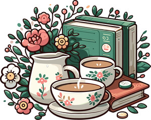 National Book Lovers Day, August 9 Vector Illustration for Celebrating Book Lovers Day.