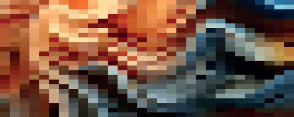 Abstract Finance Digital Business Background. Fintech Technology or Science Research Presentation Backdrop. Digital Crypto Business Vector Illustration.