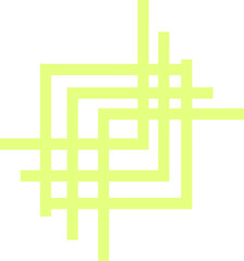 Obraz premium Square Lines Shape Vector Graphic Image