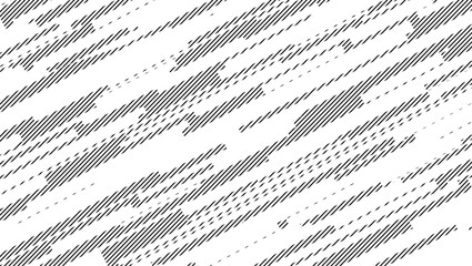 Black and white abstract background pattern. Sport pattern for jersey printing. Fully editable vector element. Vector Format Illustration  © Yero06