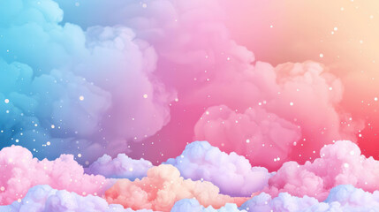 Watercolor gradient flat design side view abstract theme water color Complementary Color Scheme