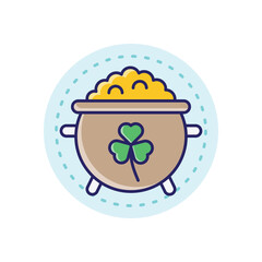 Pot of Gold vector icon
