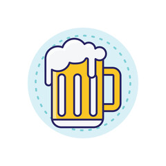 Pint of Stout vector icon