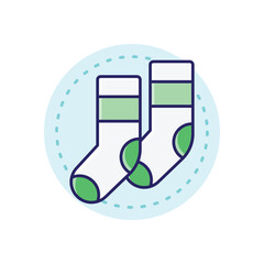 Socks vector icon