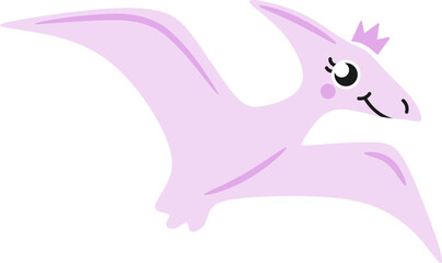 Pretty Girly Dinosaur Graphic