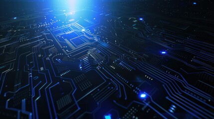 Abstract Technology Circuit Board Background